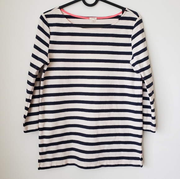 J crew stripe cotton tee xs - Picture 1 of 4